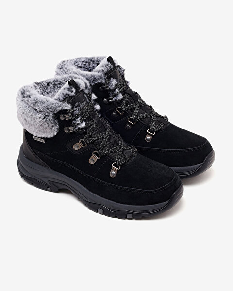 Skechers Trego-snow Worries Kadın Siyah Kar Botu 167882 BLK-4
