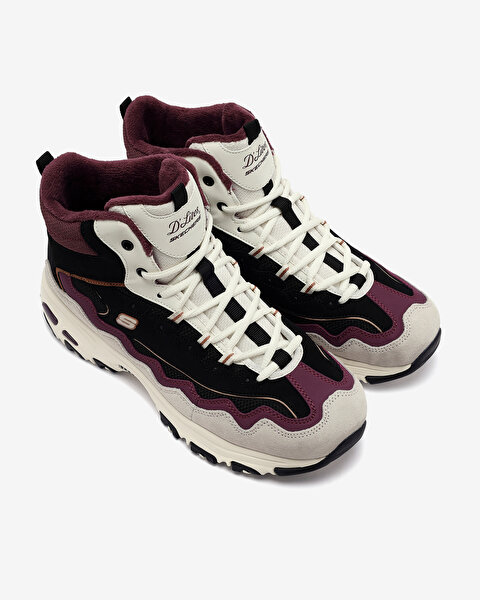 Skechers D' Lites - New Lane Kadın Siyah Sneakers 168026 BKPR-5