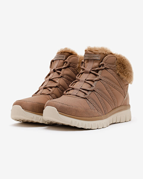 Skechers Graceful-cozy Strolls Kadın Kahverengi Bot 168100 MOC-3