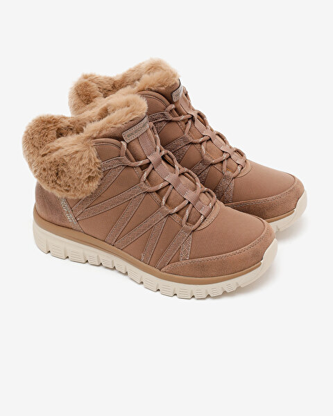 Skechers Graceful-cozy Strolls Kadın Kahverengi Bot 168100 MOC-5