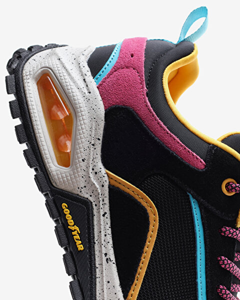 Skechers Uno Trail Kadın Siyah Sneakers 177175 BKMT-8