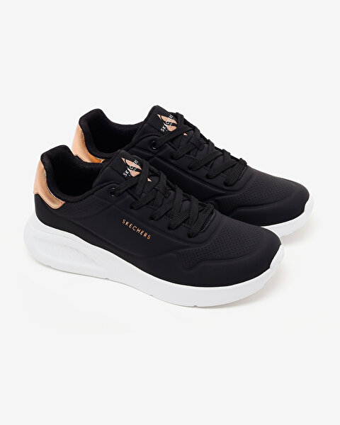 Skechers Uno Lite Kadın Siyah Sneakers 177291 BLK-4