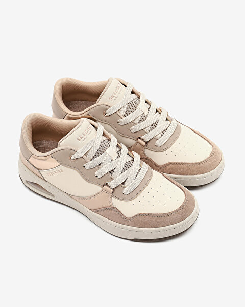 Skechers Uno Ctl Subtle Shimmer Kadın Bej Sneakers 177815 TPMT-4