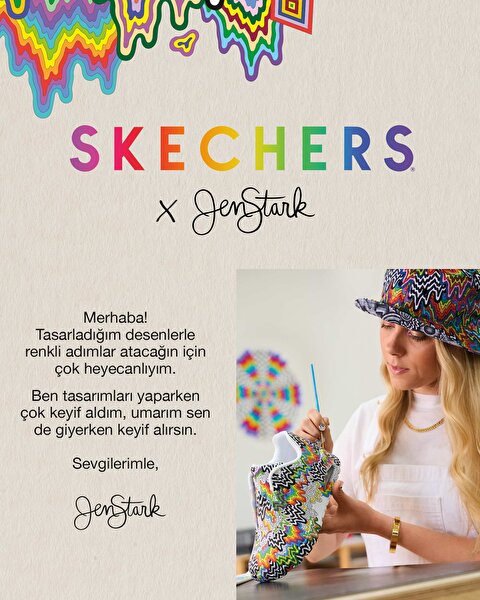 Skechers Uno - Infinite Drip Kadın Çok Renkli Sneakers 177960 MLT-1