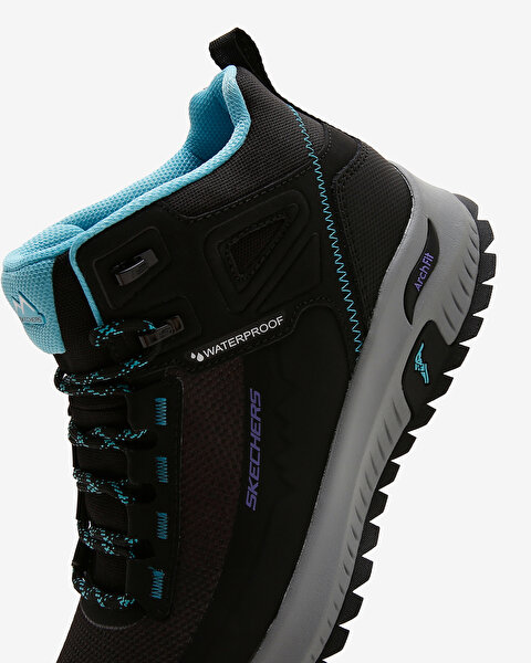 Skechers Arch Fit Discover - Elevation Gain Kadın Siyah Outdoor Bot 180086 BKBL-7