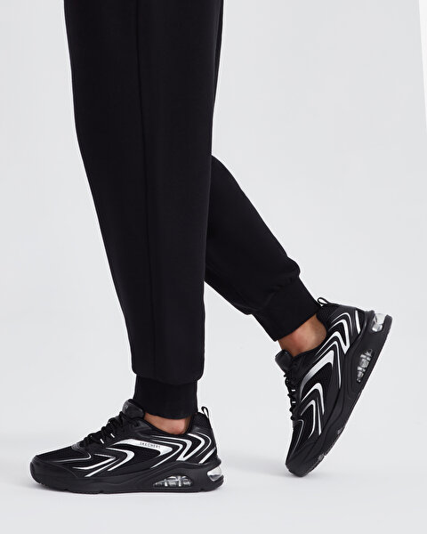 Skechers Tres - Air Erkek Siyah Sneakers 183075 BBK-1