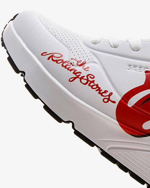 Skechers Uno - Rolling Stones Single! Erkek Beyaz Sneakers 183102 WRD-9