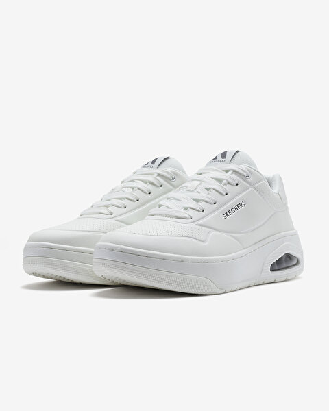 Skechers Uno Court Erkek Beyaz Sneakers 183145 WHT-2