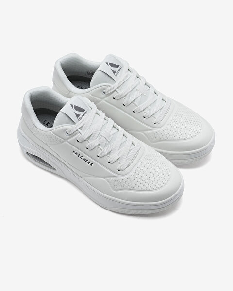 Skechers Uno Court Erkek Beyaz Sneakers 183145 WHT-5