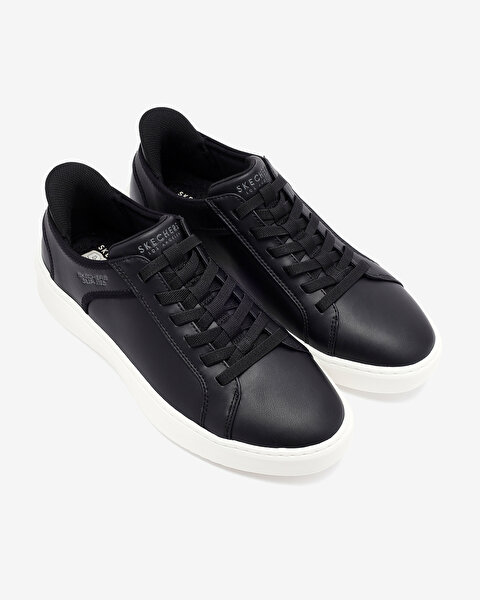 Skechers Court Break - Double Vented Erkek Siyah Sneakers 183177 BLK-5