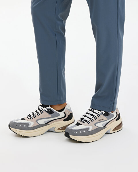 Skechers Shadow Erkek Gri Sneakers 183214 GRY-6