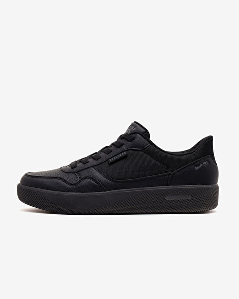 Skechers Arch Fit Court Break Erkek Siyah Sneakers 183402 BBK