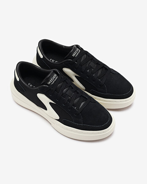 Skechers Cordova Classic - Game Time Kadın Siyah Sneakers 185064 BKNT-5