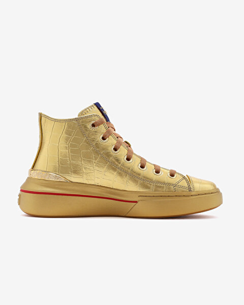 Skechers Snoop One - Gold Medal Snoop Kadın Sarı Sneakers 186990 GLD-1