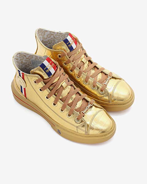 Skechers Snoop One - Gold Medal Snoop Kadın Altın Sneakers 186990 GLD-5