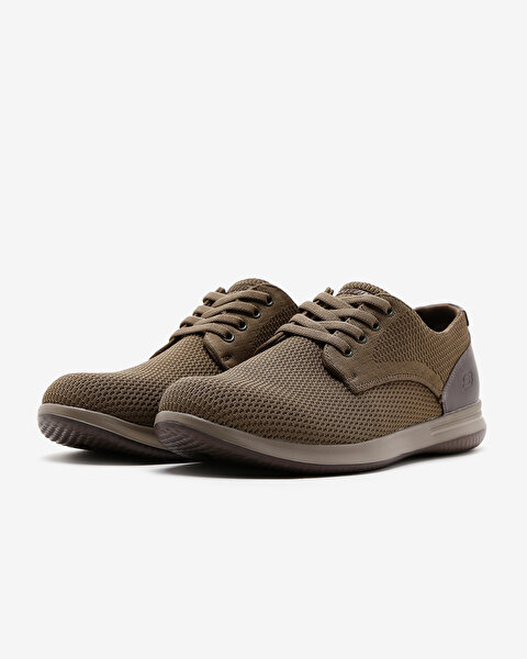 Skechers Darlow  -  Velogo Erkek Bej Günlük Ayakkabı 204090 TPBR-2