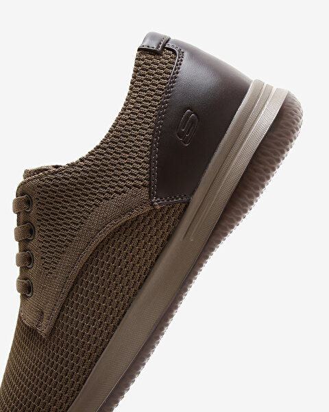 Skechers Darlow  -  Velogo Erkek Bej Günlük Ayakkabı 204090 TPBR-6