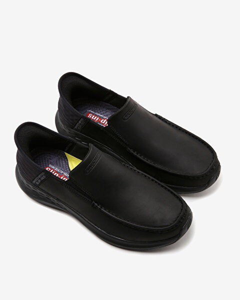 Skechers Slip-ins:parson - Oswin Erkek Siyah Günlük Ayakkabı 204866 BBK-5