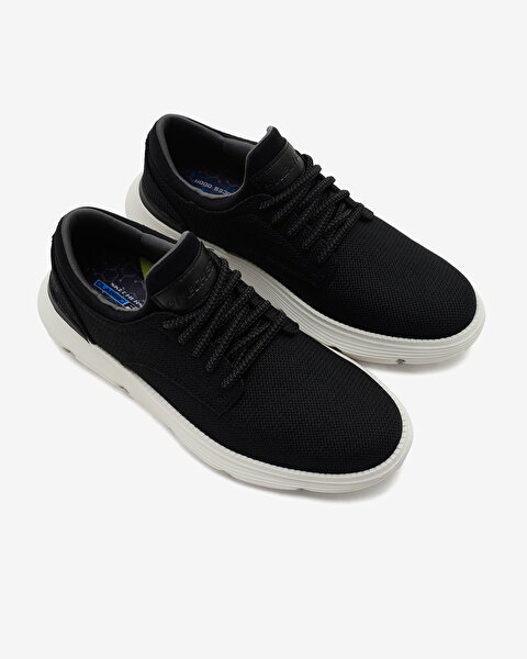 Skechers Garza  -  Reardon Erkek Siyah Günlük Ayakkabı 204907 BLK-5