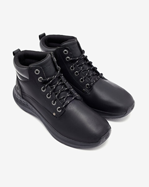 Skechers Relaxed Fit: Parson - Ederic Erkek Siyah Bot 205175 BLK-5