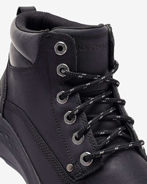 Skechers Relaxed Fit: Parson - Ederic Erkek Siyah Bot 205175 BLK-8