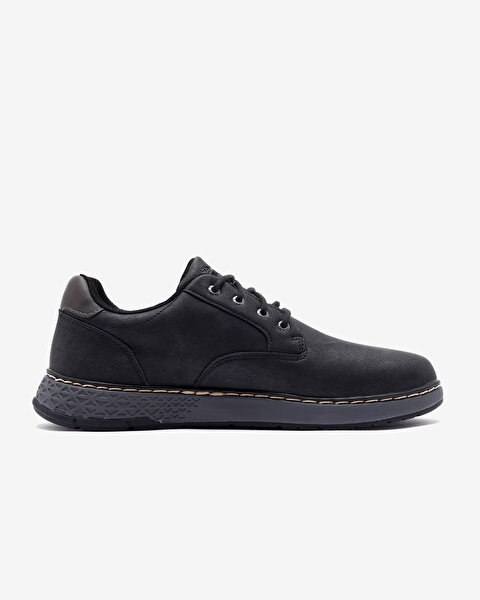 Skechers Garlan - Pryor Erkek Siyah Günlük Ayakkabı 205234 BLK-1