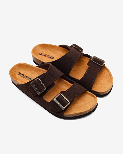 Skechers Aidan Erkek Kahverengi Sandalet 205296 CHOC-4