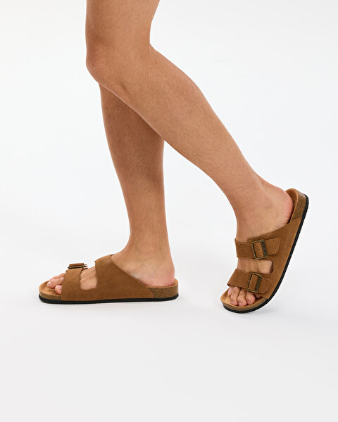 Skechers Aidan Erkek Kahverengi Sandalet 205296 CSNT-5