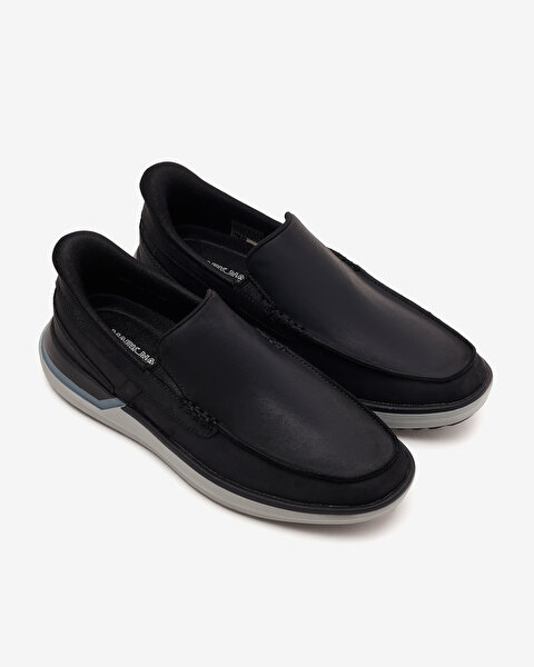 Skechers Mako 2.0 - Huxli Erkek Siyah Günlük Ayakkabı 205326 BLK-5