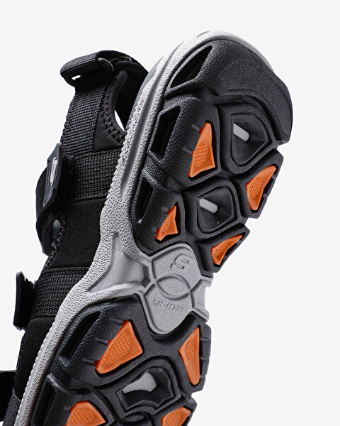 Skechers Atlan - Bodie Erkek Siyah Sandalet 210444 BLK-6