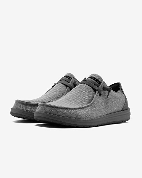 Skechers Melson  -  Nela Erkek Gri Günlük Ayakkabı 210726 GRY-2