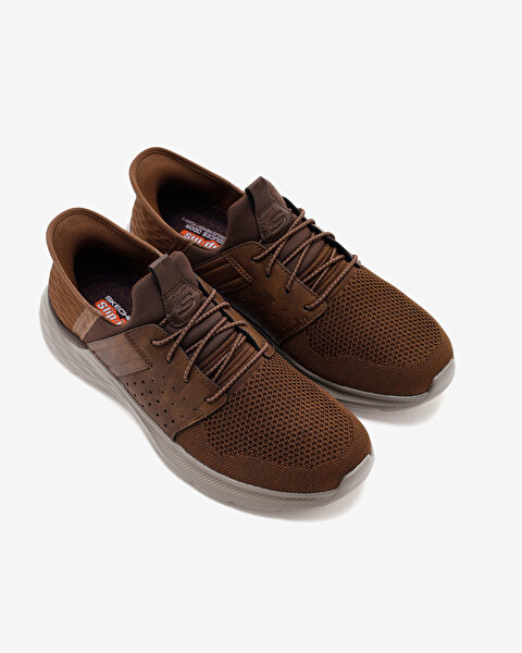 Skechers Skechers Slip-ins Rf: Garner - Newick Erkek Kahverengi Günlük Ayakkabı 210803 ACDB-5