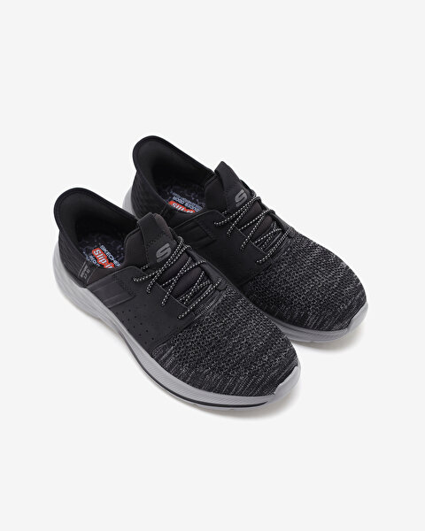Skechers Skechers Slip-ins Rf: Garner - Newick Erkek Siyah Günlük Ayakkabı 210803 BLK-5