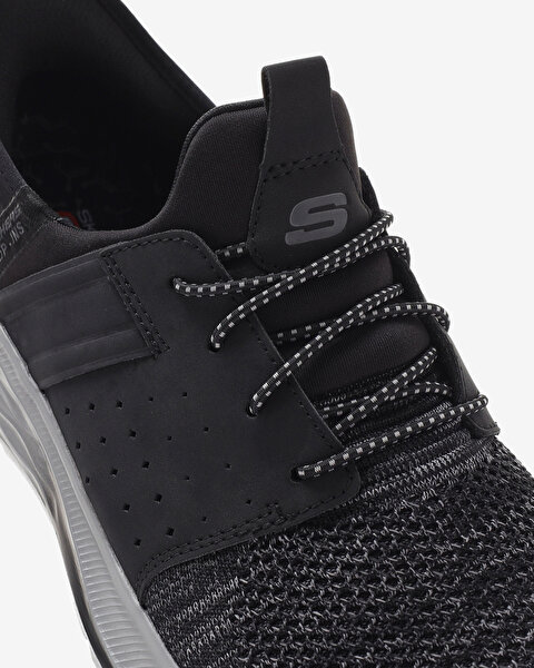 Skechers Skechers Slip-ins Rf: Garner - Newick Erkek Siyah Günlük Ayakkabı 210803 BLK-7