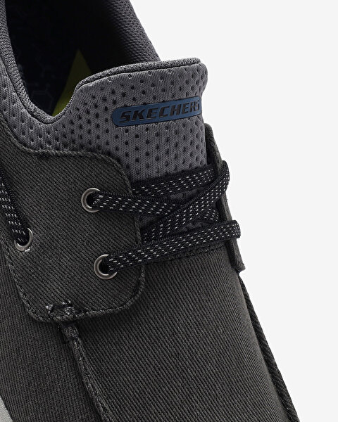 Skechers Slade - Casner Erkek Siyah Günlük Ayakkabı 210812 BLK-6