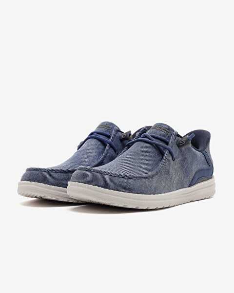 Skechers Melson - Coronado Erkek Mavi Günlük Ayakkabı 210959 DEN-2