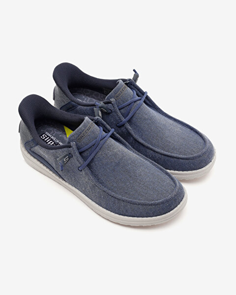 Skechers Melson - Coronado Erkek Mavi Günlük Ayakkabı 210959 DEN-5