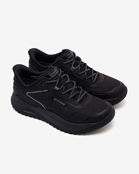 Skechers Badger Erkek Siyah Su Geçirmez Günlük Ayakkabı 211367 BBK-5