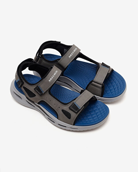 Skechers Orvan Sd Erkek Gri Sandalet 211371 CHAR-4