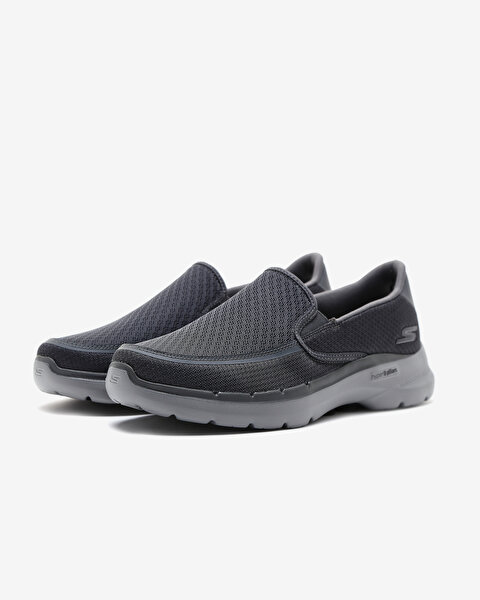 Skechers Go Walk 6  -  Orva Erkek Gri Yürüyüş Ayakkabısı 216200 CHAR-2