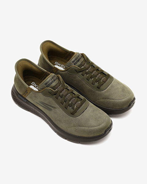 Skechers Go Walk Flex Smooth Motion Erkek Haki Yürüyüş Ayakkabısı 216326TK OLV-5