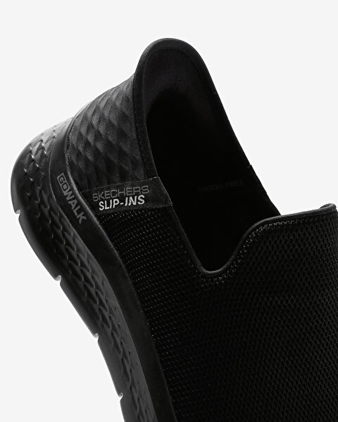 Skechers Slip-ins: Go Walk Flex - No Hands Erkek Siyah Yürüyüş Ayakkabısı 216491TK BBK-9