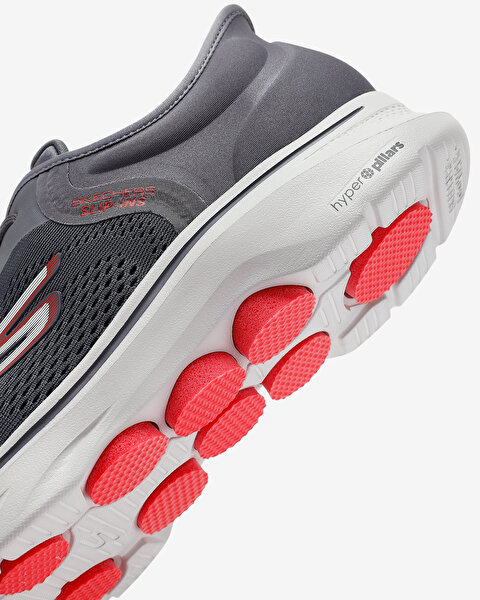Skechers Go Walk 7 - Valin Erkek Gri Yürüyüş Ayakkabısı 216550 CCRD-6