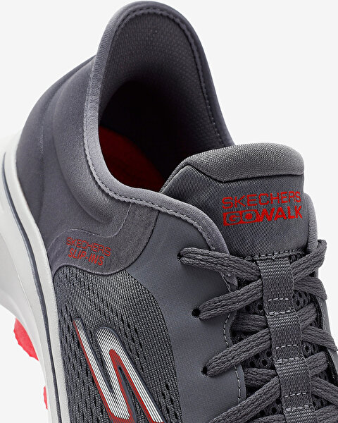 Skechers Go Walk 7 - Valin Erkek Gri Yürüyüş Ayakkabısı 216550 CCRD-7