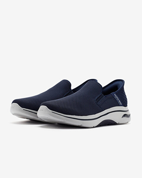 Skechers Go Walk Arch Fit 2.0 - Hands Free 2 Erkek Lacivert Yürüyüş Ayakkabısı 216600 NVY-2