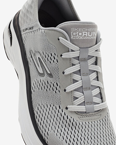 Skechers Max Cushioning Arch Fit  -  Game Erkek Gri Koşu Ayakkabısı 220347 GRY-10