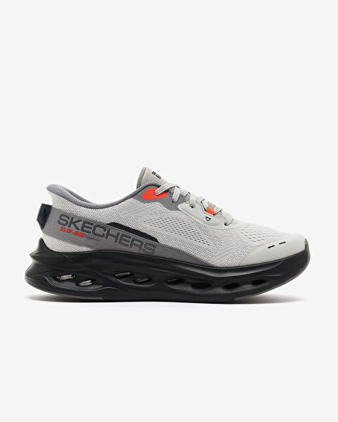 Skechers Max Cushioning Glide-step - Advert Erkek Gri Koşu Ayakkabısı 220421 GYBK-1
