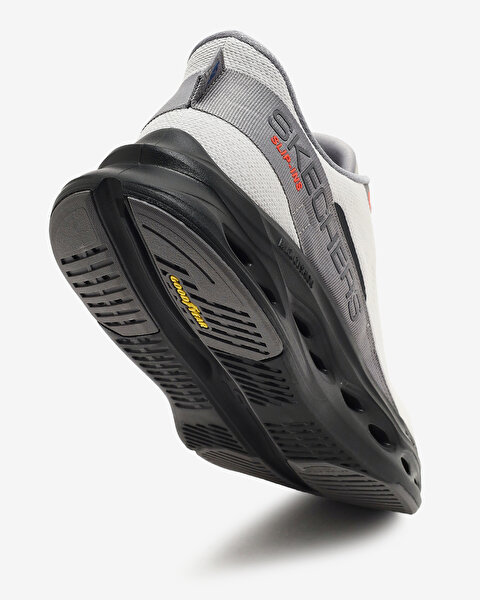 Skechers Max Cushioning Glide-step - Advert Erkek Gri Koşu Ayakkabısı 220421 GYBK-6