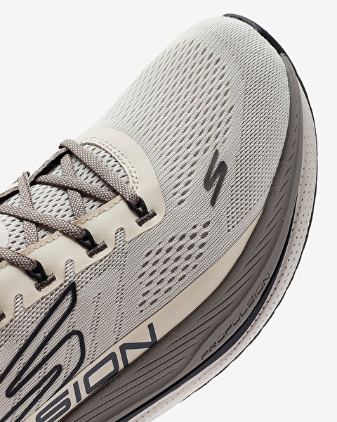 Skechers Max Cushioning Propulsion Erkek Bej Koşu Ayakkabısı 220509 TPE-6