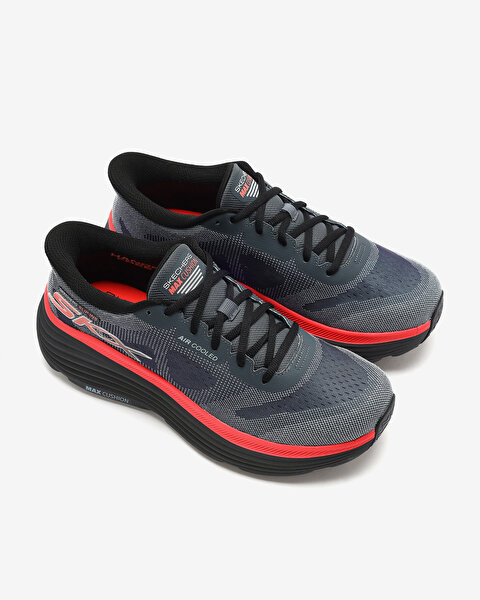 Skechers Max Cushioning Endeavour - Exciton Erkek Gri Koşu Ayakkabısı 220611 SLT-5